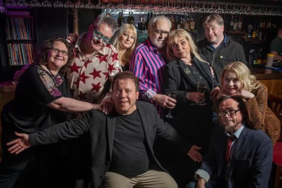 The cast of the show plus Helen Lederer and the fine people at Misty Moon, Phoenix Arts Club, 08/10/2024