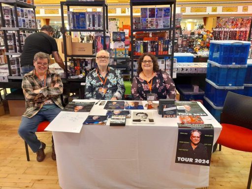 Programmed to receive - Tony and team at Bridlington Comic Con, September 2024